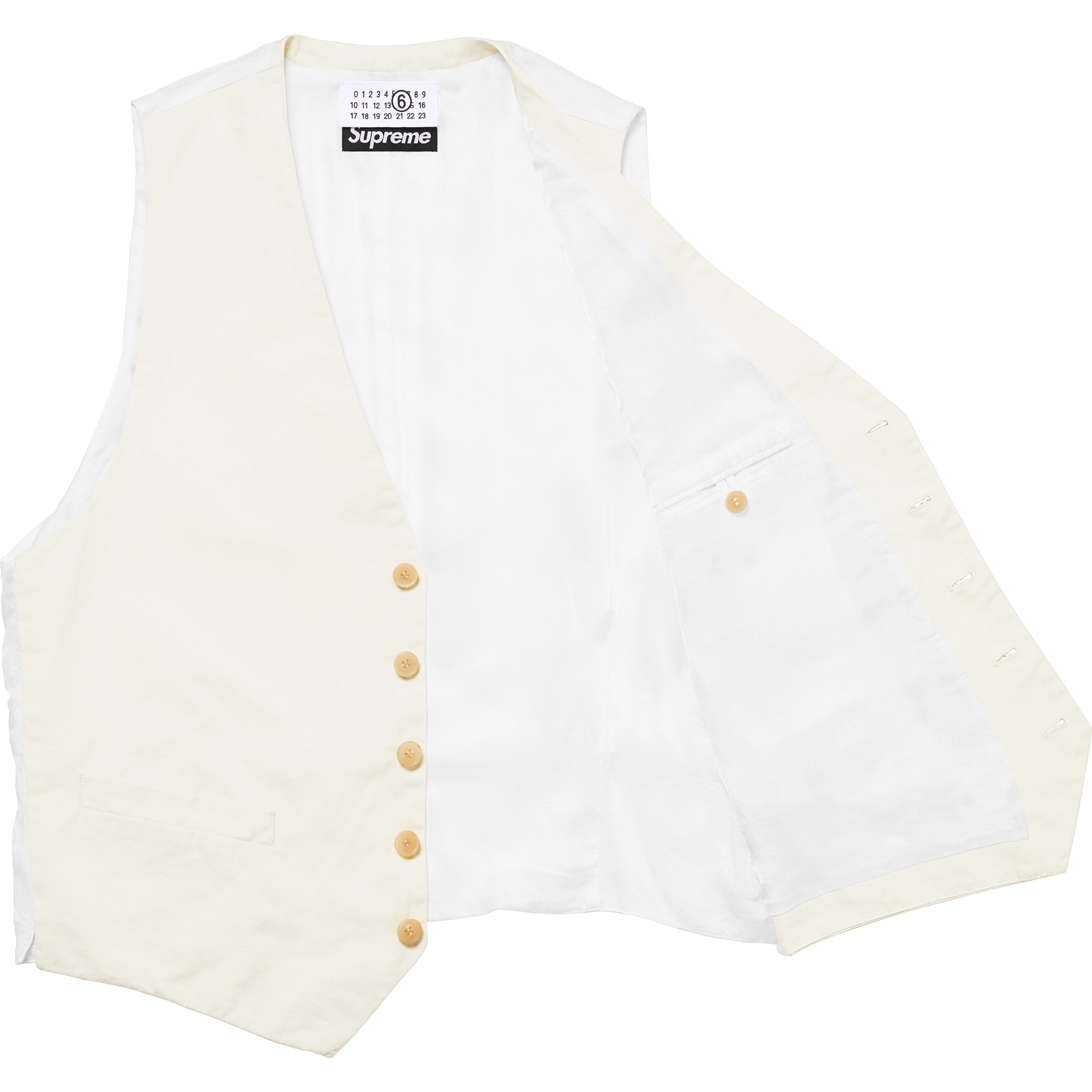 Supreme®/MM6 Maison Margiela Washed Cotton Suit Vest view 7